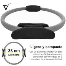 CYPNVITALZ Aro Pilates y Anillos de Yoga Círculo de Resistencia para Pilates Pilates Resistencia Flexible para Pilates En Casa para Tonificar Brazos Muslos Piernas y Núcleo.Fashion - 219613195 - Ver 4