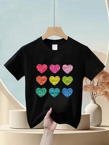 Maglietta invernale per ragazze, Maglietta per ragazze Noisy Noise, Maglietta per ragazze taglie forti, Maglietta a maniche corte per ragazze, Top in cotone, Top estivi, Abbigliamento per teenager, Abbigliamento per ragazze, Maglietta per ragazze, K-Pop Warrior, Abbigliamento per ragazze, Ragazze estive, Maglietta, Set per ragazze, Set invernale per ragazze, Abbigliamento estivo per ragazze, Stile Y2K, Abbigliamento curvy per ragazze, Taglie forti per ragazze, Curvy, Primavera, Estate, San Valentino, Carnevale, Festa, Spiaggia, Matrimonio, Palestra, Elegante, Vacanza, Casual - nero - Visualizzare 4