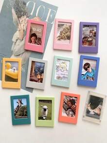 5/10/20 pezzi Cornici fotografiche magnetiche per pellicole Fujifilm Mini, cornici per foto a doppia faccia per frigorifero, cornici per opere d'arte - Multicolore - Visualizzare 11