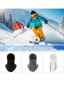 Warm Balaclava Face Mask - Windproof Ski Mask - Unisex Thick Winter Warm Headwear