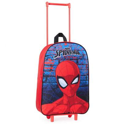 Marvel Spiderman Trolley Bag 10.5L Suitcase Foldable Trolley Bag 39 X 27cm
