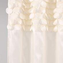 Decor x 72 Pulgadas Cortina de Ducha B Lillian Baño con diseño de círculo Brillante Texturizado