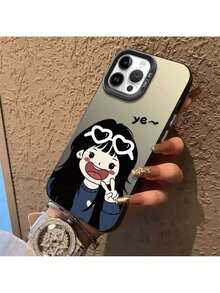 UE (DE et ES) Ce joli étui de téléphone pour couples est un merveilleux cadeau pour votre petit ami ou votre petite amie. Compatible avec 16, 15, 14, 13, 12, 11, Pro, Plus, Pro Max, Galaxy S22, S23, S24, S25, Plus, FE, Edge, Ultra. - Argent - Voir 2