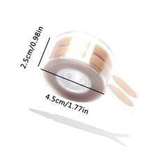 1卷/600片便携式双眼皮贴，隐形蕾丝单面双眼皮贴，自然肤色网状双眼皮贴，透气肉色蕾丝网隐形贴，适用于眼睑肿胀和单眼皮