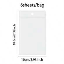 每包6张，日常图案，贴纸套装，创意DIY材料包，可用于装饰手机壳、剪贴簿、明信片、笔记本、杯子、相册、生日礼物，培养手工技能，返校季必备 - 彩色 - 查看 6