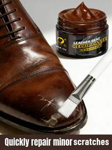 棕红色聚氨酯皮革修复膏 - 强效遮盖力和耐磨性 - 聚氨酯皮革修复膏，特别适用于修复皮革夹克、皮带和座椅表面的剥落和划痕，有效解决开裂和褪色问题。也适用于鞋子、春夏精选、伴娘礼物、房间、卧室装饰、海滩、旅行、男士、女士、度假等场合。 - 棕色 - 查看 3