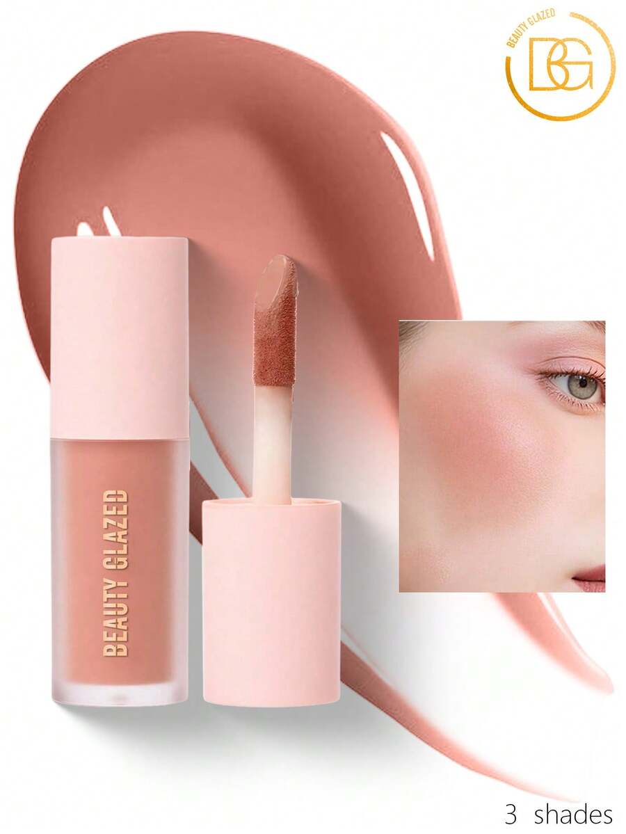 beauty glazed 奶油腮红，液体腮红，质地柔滑，轻盈透气，持久不晕染，妆效自然，散发迷人光泽 - #03 - 查看 1