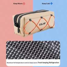 1PC Multi Functional Bicycle Handle Bag Outdoor Riding Waterproof And Insulated Front Beam Handle Storage Bag Motorcycle Portable Equipment Storage Front End Bag - Multicolor - View 9