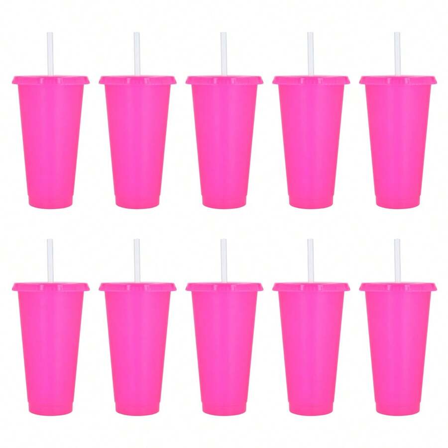 PromoClick Water Bottles - Hot Pink - View 1