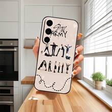 El grupo de moda Kpop diseñó fundas para teléfonos de varios modelos de  Galaxy, utilizando material TPU blanco para una mayor protección. - Colores mixtos - Ver 8
