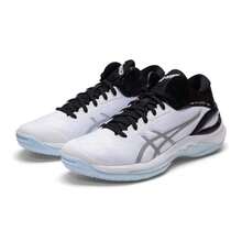 Asics Men's Basketball Shoes GEL-Burst 28, Comfortable, Lightweight, Bouncy, Shock-Absorbing, Low-Top, Stable, Grip, Casual, Commute, Sports Shoes 1063A116-100 - White/Black - View 3