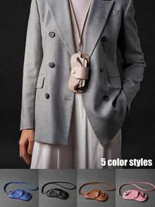 Glasses & Lipstick Storage Bag, Sunglasses Pouch, Portable Eyeglasses Case, Travel Sunglasses Protective Cover, Suitable For Autumn Home Decor, Travel Storage, Cosmetic Bag, Holiday Storage, Large Capacity Makeup Organizer Box For Lipstick, Makeup Brushes, Skincare, Phones, Etc. - Multicolor - View 3