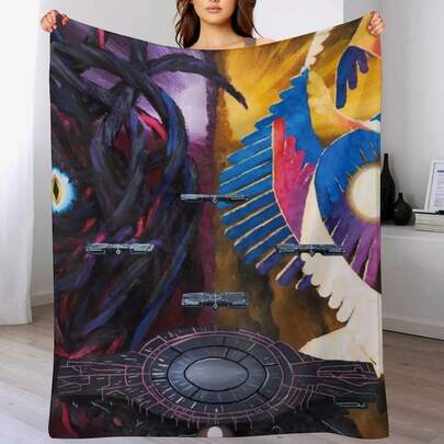 Duality Throw Blanket Softest Bed Fashionable Furry Quilt Blankets