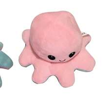 Reversible Double-Sided Plush Doll, Blue And Pink, 7.9 Inches - Multicolor - View 6