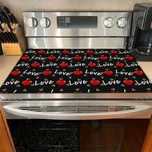 1pc Love Text Pattern Absorbent Dish Drying Mat, Home Decor, Dish Drying Pad, Espresso Machine Countertop Absorbent Mat, Sink Drain Mat, Soft Faucet Absorbent Mat, Sink Cup Mat, Kitchen & Bathroom Accessories - Multicolor - View 8
