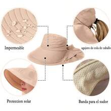Women Beanie Hat - Caqui - 查看 5