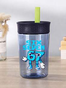 1个12盎司卡通塑料水瓶，配有67根吸管，防漏、耐热、轻便易携，适合背包、户外旅行，是送给家人朋友、女性的创意礼物，个性化趣味之选。 - 彩色 - 查看 9