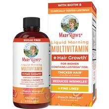MaryRuths Liquid Multivitamin + Hair Growth |   Clinically Tested For Thicker Hair & Facial Wrinkles In Women |   Biotin 10000mcg |    Hair Growth Supplements |   Skin Care |   Ages 18+ |   15.22 Fl Oz - 1 - Xem 1