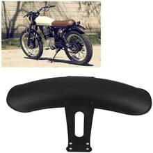 Guardabarros delantero para motocicleta, aleación de aluminio, material plástico, guardabarros delantero - A - Ver 4
