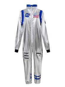 宇航员圣诞角色扮演服装；批发太空服，适用于团体聚会、年会、太空角色扮演 - 彩色 - 查看 11