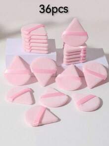 50pcs/20pcs/10pcs/5pcs/1pc Big Size Triangle Makeup Sponges, Reusable Multipurpose Makeup Tools Suitable For Foundation, Concealer, BB Cream, Sunscreen, Cushion, Blush Etc., Perfect Replacement For Brushes, Essential For Travel & Home,Makeup,Cheap,Room Decor,Vanity,Travel,Bedroom,Makeup Accessories,Puff,Makeup Blender,Powder Puff,Makeup Sponge - Pink - View 8
