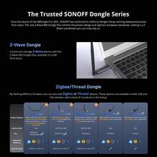 SONOFF Dongle-PZG23 USB Z-Wave 800 Dongle Plus Z-Wave USB Dongle S2 Security New-Powerful Chip 2dBi External Antenna Stable Signal Long Range Control Adaptor For Home Assistant OpenHAB - Dark Grey - View 9