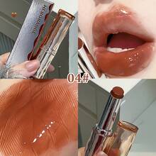 [6 Piece Set]HERORANGE Mirror Shine Solid Lip Gloss - Non Transfer, Hydrating & Plumping Waterproof Mini Portable Design Silver Luxury Case Festival Party Must Have Valentine's Day Gift Girly Must Haves Cheap Teen Girls  Stuff Makeup For Women - Vô vị - Xem 8