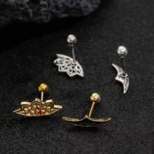 Unique Gothic Style Spider Web Earrings For Men And Women - Kiểu 3 - Hoàn thiện mạ vàng cổ điển KC - Xem 3