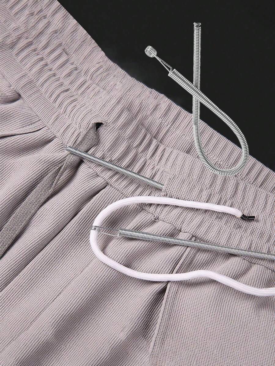 5pcs/1pc Spring-Loaded Elastic Drawstring Replacement Tool | 2-In-1 Waistband Inserter, Suitable For Pants, Hoodies And Skirts | Home Essential Set With Belt Threader, No-Sew DIY Helper | Women's Christmas Gift (Steel Spring, Bendable Guiding Head) - Multicolor - View 1