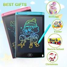 (Blue + Pink)Macaron Duo Board CP: No Ink Drawing + Handwritten Draft, Perfect For Kids' Creative Works - Blue + Pink - View 3