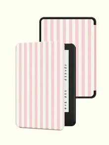 条纹图案保护套,适用于 Kindle 第十代(2019 年款)、Kindle(第十一代,2024 年发布)(6 英寸)、Kindle Paperwhite 第十二代(2024 年款)、Kindle Colorsoft Signature Edition、Kobo Clara Colour 等型号。皮革材质,支持自动唤醒/睡眠功能,四角防摔,无需担心跌落。 - 彩色 - 查看 16