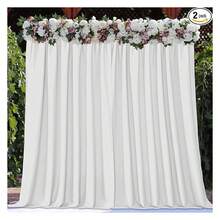 Joydeco White Curtains Backdrop For Wedding Parties, Photo Backdrop Curtains For Wedding Decorations Birthday, Wrinkle Free Polyester 5ft X 10ft Fabric Drape 2 Panels With Rod Pockets - Nhiều màu 1 - Xem 10