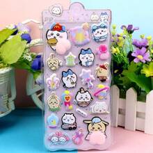 1pc Random Creative High-Quality Sticker, Usaqi Xiaoba DIY Handbook Decorative Sticker, Cartoon Sticker, Water Cup Decorative Sticker, Gift Decorative Sticker - Multicolor - View 3