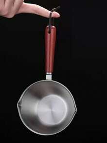 2pcs Stainless Steel Drip Oil Pot, Butter, Chocolate, Cheese Melting Pot, Mini Frying Pan, Can Make Baby Food, Essential Kitchen Tool - Multicolor - View 5