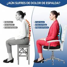 CYPNAVEDISTANTE Cojin Ergonomico para SillaCojín Gel para Silla Ortopédica Asiento Ergonómico para Silla de Oficina Cojines de Espuma Viscoelástica para Alivio del Dolor de Coxis Ideal para Coche.Fashion - 222344411 - Ver 4