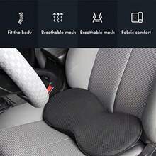 Cojn de Asiento de Automvil de 440 * 240 * 95 Mm para Conductor Grueso, KIMISS Cojn de Asiento de Automvil Porttil Cojn de Asiento de Elevacin de Automvil Cojn de Alivio - como se muestra en la figura - Ver 3