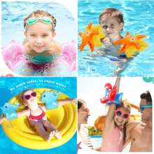 CYPN8 Pcs Flotadores para Niños Anillos de Brazo de Natación para Niños Bandas Inflables para Nadar para Niño y Adultos Flotadores de BrazoFashion - 219613412 - Ver 6