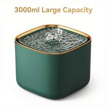 JUJU SHOU 宠物饮水机套装，3升/101.45盎司，含1个滤芯和1个水泵，室内猫咪饮水器，USB供电，不含电池，适合多宠物家庭 - 3L - 查看 7