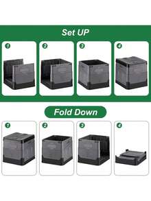 升级版 XL 成人便携式马桶，超大便携式旅行冲水马桶带盖，成人和儿童适用高位露营马桶，适用于汽车、徒步旅行、海滩和露营的紧凑型便携式马桶 - 彩色 - 查看 7