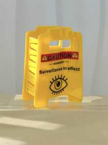 1个女士过度刺激警告标志发夹，禁止靠近标志发夹，趣味黄色发夹，适合浓密、醒目的头发，送给同事和朋友的优雅礼物，女士发饰 - 彩色 - 查看 6