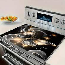 (Bán chạy!!!) 1 tấm lót bảo vệ bếp phẳng họa tiết hoa 2D, làm bằng cao su, chống trượt và chịu nhiệt, phù hợp với bếp từ, bếp kính và là tấm lót đa năng chống trầy xước, lựa chọn tốt nhất cho lò nướng, máy giặt, máy sấy và trang trí nhà bếp. - Nhiều màu - Xem 17