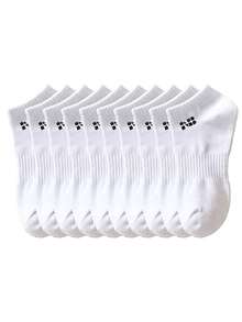 1/3/5/10/15/20 Pairs Women Breathable Moisture-Wicking Socks, Including Ankle Socks, White Socks, Black Socks, Letter Decorated Ankle Socks, Regular Women Ankle Socks, And Soft Women Ankle Socks - Multicolor - View 25