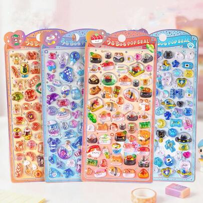 Crystal Stickers Handmade Puzzle Reward Decorative Album Phone Material Small Gift Stickers