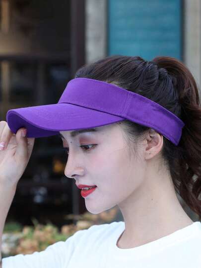 Mũ lưỡi trai tennis chống tia UV, thích hợp cho hoạt động ngoài trời như đạp xe, chạy bộ, câu cá, đi biển, màu trơn, thoáng khí, dành cho nam và nữ, mùa hè.
