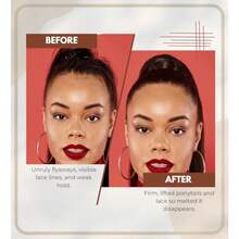 DMelting Spray For Lace Wigs Wonder Lace Bond Bundle With Wonder Ponytail Bond Freeze Spray - Extreme Hold Strong Hold Styling And Seaml Wig Application Gift Set 2 Items - As Pic - View 5