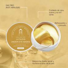 JAYSUING Parches Oculares de Colágeno con Partículas de Oro - 60 unidades.Mascarillas para la cara Tratamiento Intensivo para Reducir Ojeras, Hinchazón y Líneas de Expresión. Hidratación Profunda, Efecto Lifting y Piel Firme. Textura Suave y Adecuada para Todo Tipo de Piel. - Collagen - Ver 7
