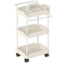 Storage Island & Carts - White - View 1