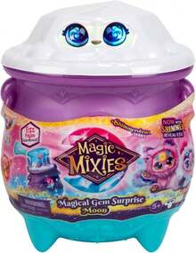 Gema Mágica Sorpresa Caldero Lunacon nuevos Ojos Brillantes.Revela un Peluche mixie de The Fizzing Caldero y descubre 2 sorpresas mágicas de Gemas Lunares Los Estilos Pueden Variar - Oficial - Ver 5