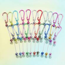 20/12/6pcs Best-Selling Keychain Multi-Color Random Jewelry Making Kit DIY Supplies Pendant Accessories - Multicolor - View 11