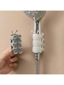 Silicone Shower Head Holder - Easy To Install, No Drilling Required, Removable Suction Cup Wall Mount - Multicolor - View 4